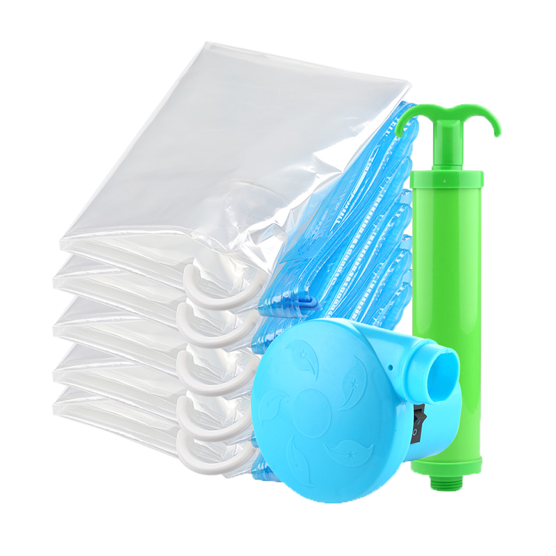 Transparent Hanging vacuum storage bag BY-H002